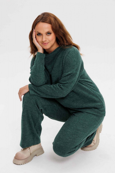 Брюки, джемпер Mislana 11129 зеленый - фото 6