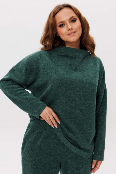 Брюки, джемпер Mislana 11129 зеленый - фото 4