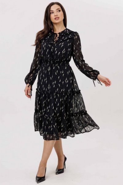 Платье Mislana 1222 черный - фото 1
