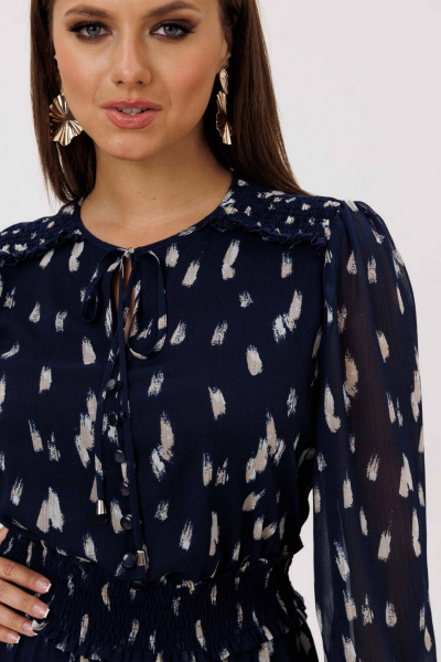 Платье Mislana 1223 синий - фото 9