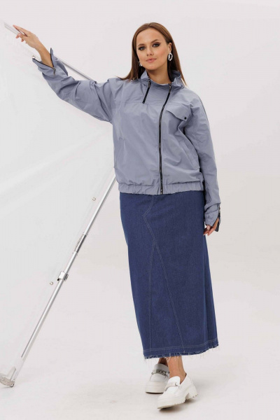 Юбка Mislana 1974 синий - фото 7