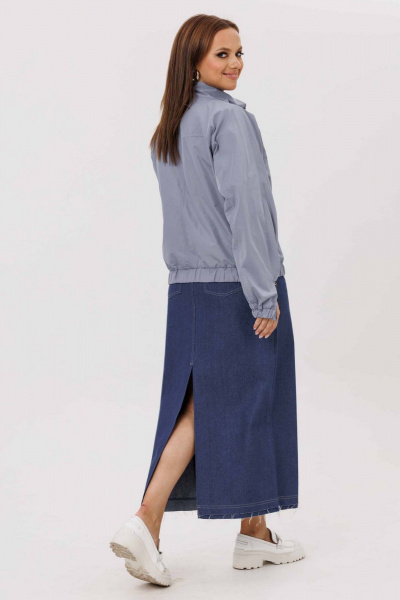 Юбка Mislana 1974 синий - фото 6