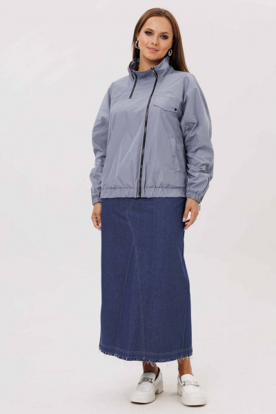 Юбка Mislana 1974 синий - фото 5