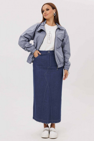 Юбка Mislana 1974 синий - фото 1
