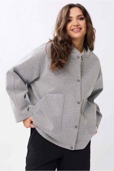 Жакет Mislana 1975 серый - фото 9