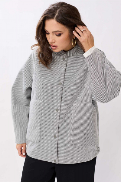 Жакет Mislana 1975 серый - фото 7