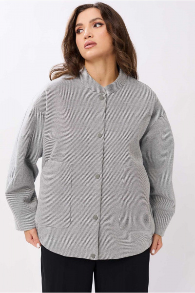 Жакет Mislana 1975 серый - фото 2