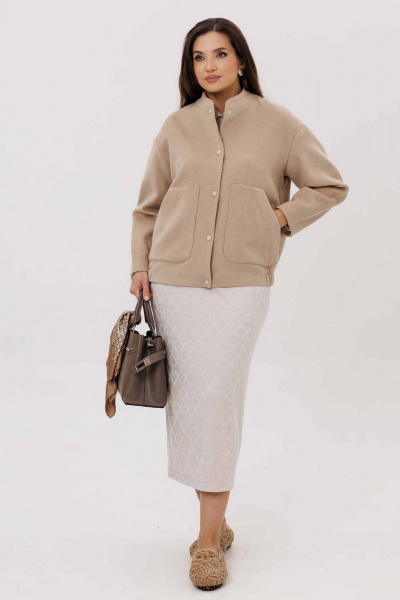 Жакет Mislana 1975 бежевый - фото 6