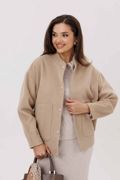 Жакет Mislana 1975 бежевый - фото 5