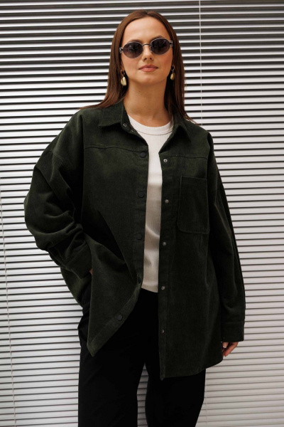 Блуза Mislana 976 зеленый - фото 8