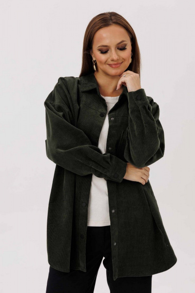 Блуза Mislana 976 зеленый - фото 7