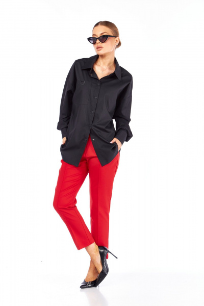 Блуза Talia fashion 448 черный - фото 7