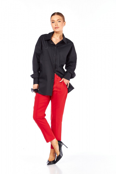Блуза Talia fashion 448 черный - фото 5