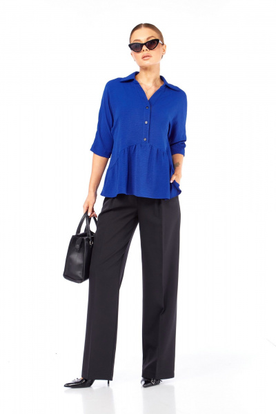 Блуза Talia fashion 449 васильковый - фото 10