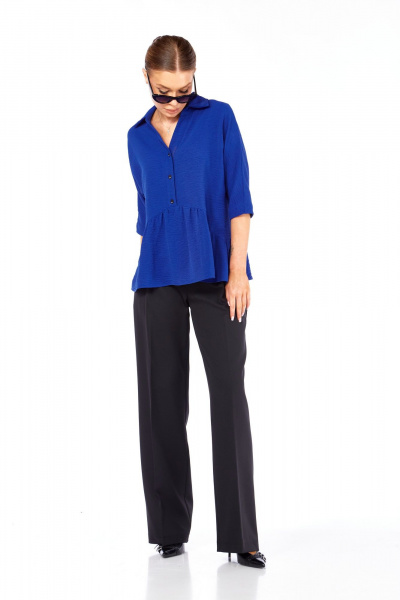 Блуза Talia fashion 449 васильковый - фото 5