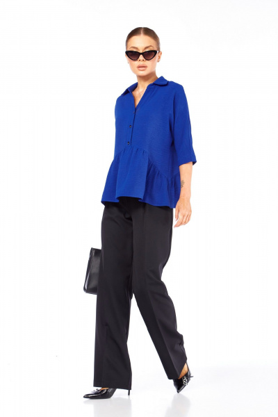 Блуза Talia fashion 449 васильковый - фото 4