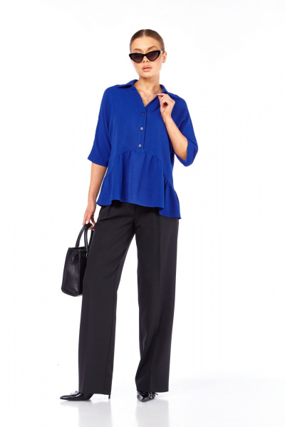 Блуза Talia fashion 449 васильковый - фото 2