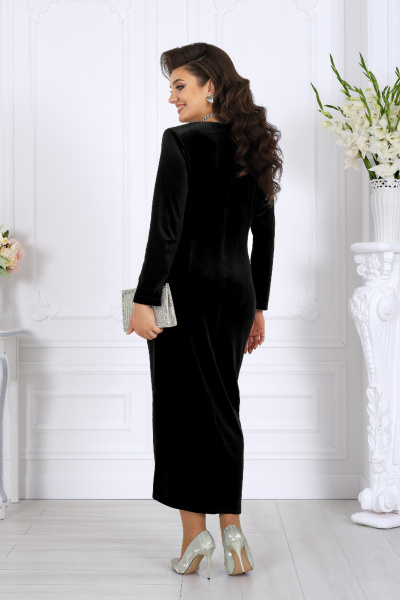 Платье Ninele 6043 черный - фото 6