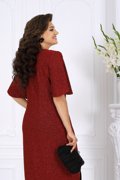 Платье Ninele 7481 красный - фото 9