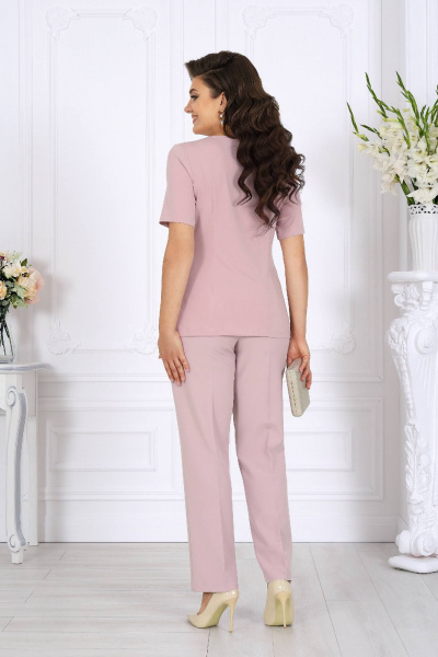 Блуза, брюки, кардиган Ninele 5908 пудра - фото 7