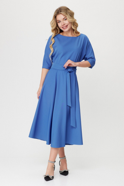 Платье T&N 7504 темно_голубой - фото 3