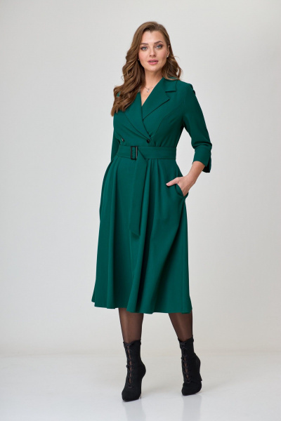 Платье T&N 7566 мзумруд - фото 2