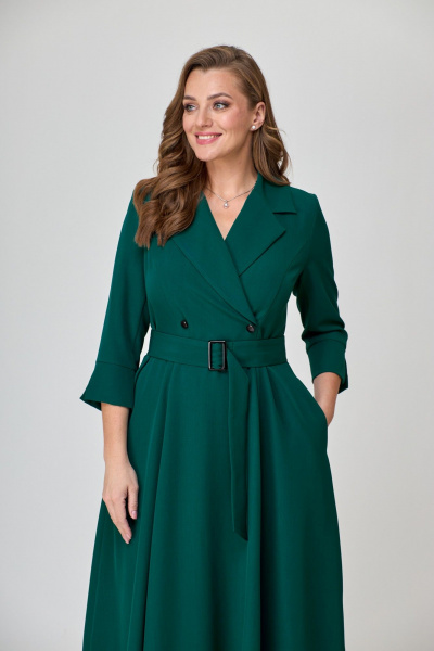 Платье T&N 7566 мзумруд - фото 5
