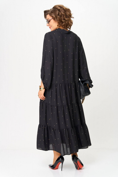 Платье Anastasia 713.2 черый(горошек) - фото 5