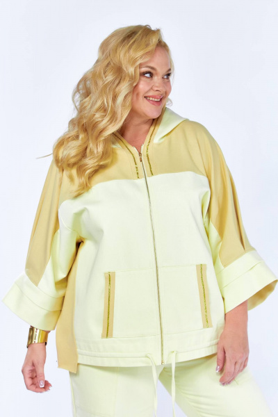 Блуза, брюки Anastasia 1223 светло-лимонный - фото 11