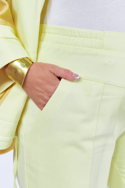 Блуза, брюки Anastasia 1223 светло-лимонный - фото 10