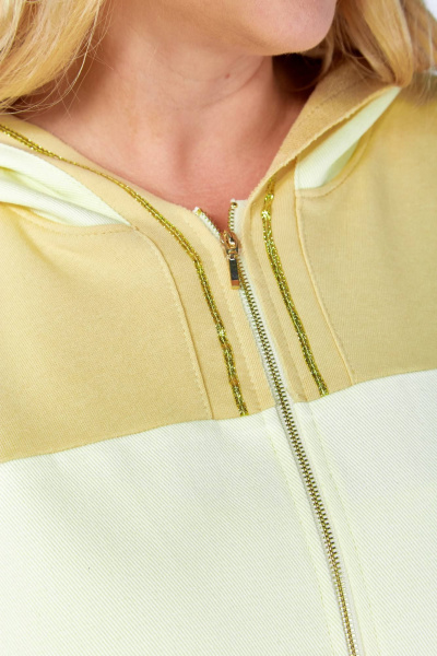 Блуза, брюки Anastasia 1223 светло-лимонный - фото 4