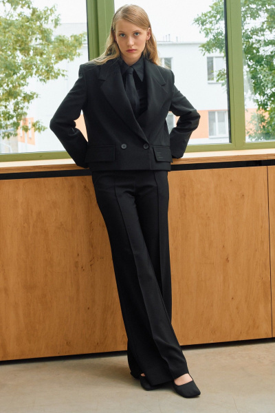 Брюки, жакет Lokka 1688 черный - фото 3