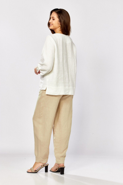 Блуза MALI 625-083 белый - фото 17