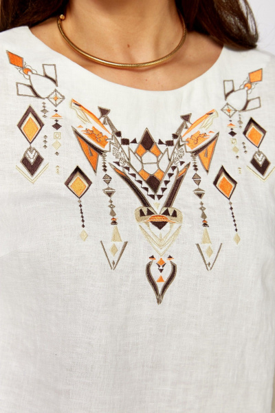 Блуза MALI 625-083 белый - фото 14