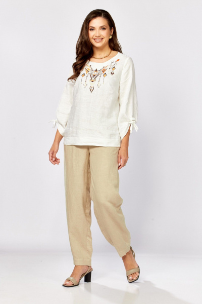 Блуза MALI 625-083 белый - фото 1