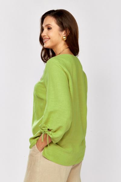 Блуза MALI 625-083 зеленый - фото 16