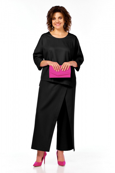 Блуза, брюки БагираАнТа 1047 черный - фото 1