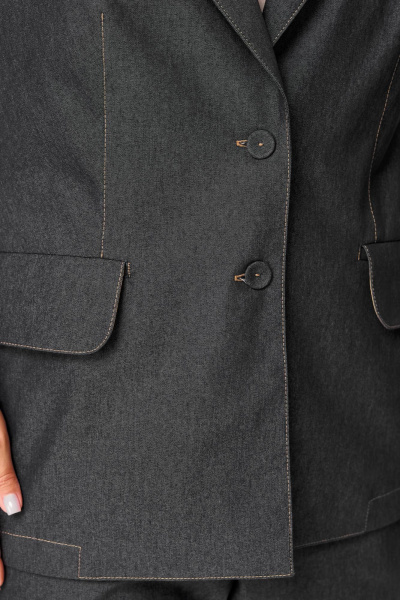 Брюки, жакет SOVA 11292 графит - фото 15