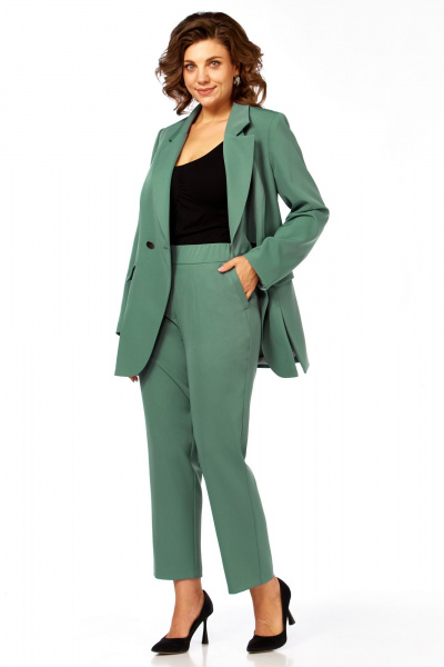 Брюки, жакет Matini 1.1536 зеленый - фото 5
