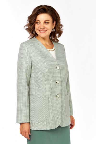 Жакет, юбка Matini 1.1799 зеленый - фото 5