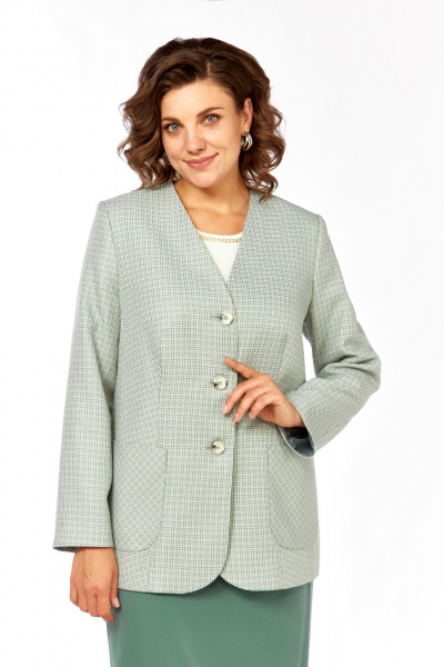 Жакет, юбка Matini 1.1799 зеленый - фото 4