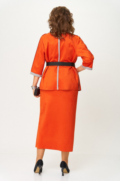 Жакет, юбка Michel chic 1388/1 терракот - фото 5