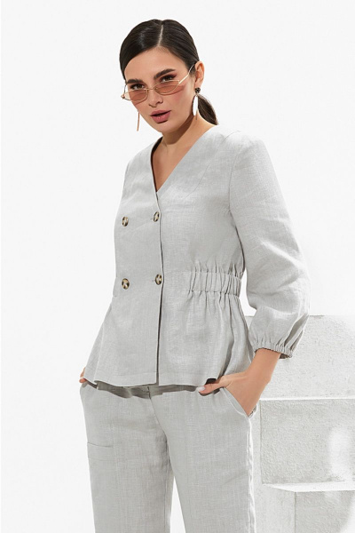 Брюки, жакет Lissana 4216 серый - фото 6