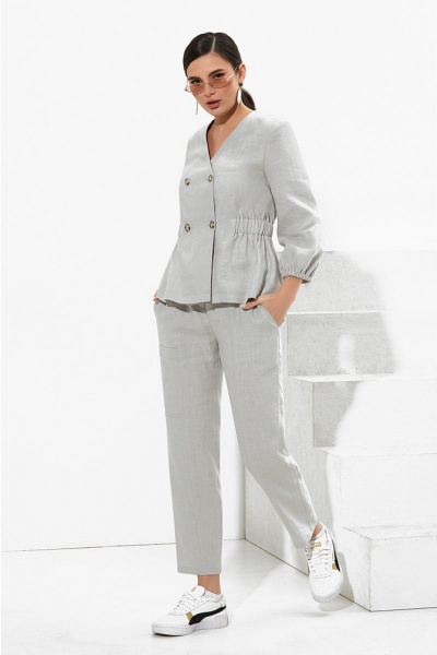 Брюки, жакет Lissana 4216 серый - фото 5