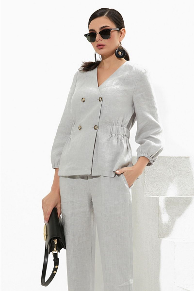 Брюки, жакет Lissana 4216 серый - фото 4