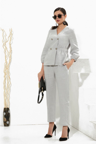 Брюки, жакет Lissana 4216 серый - фото 2