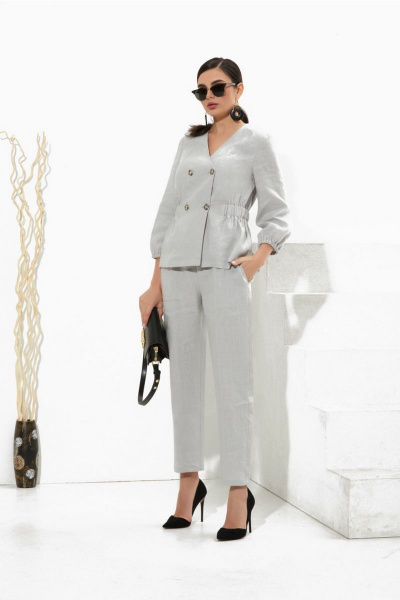 Брюки, жакет Lissana 4216 серый - фото 3
