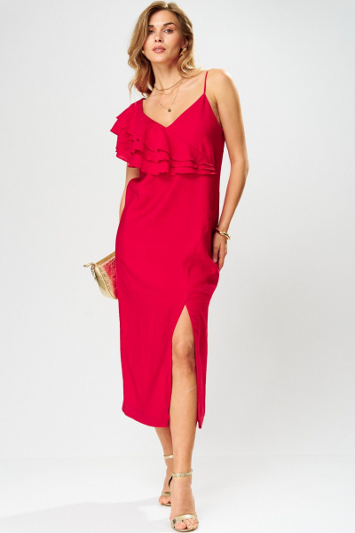 Платье Laikony L-833 красный - фото 1