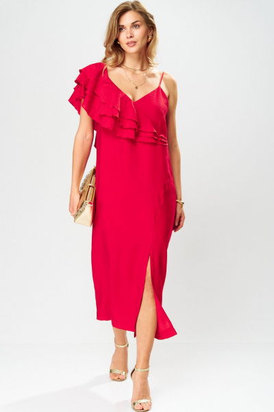 Платье Laikony L-833 красный - фото 2