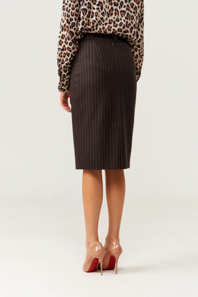 Юбка Панда 102750 коричневый - фото 4